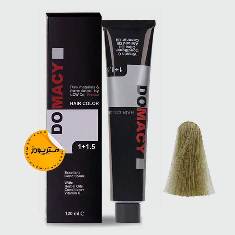 رنگ مو دوماسی سری زیتونی حجم 120 میل شماره 8/8 بلوند زیتونی روشن