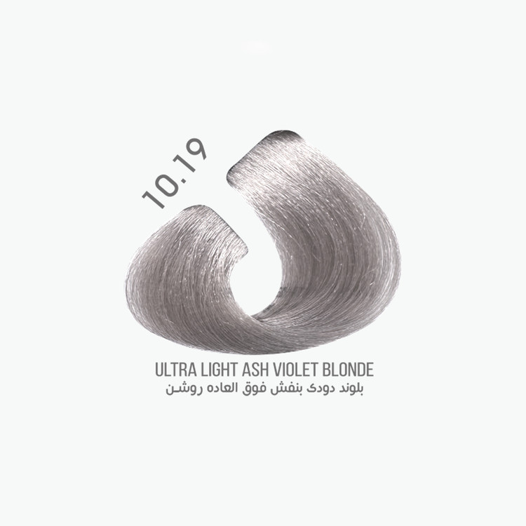 رنگ مو 100 میل میس بلیچ سری خاکستری بنفش شماره 10.19