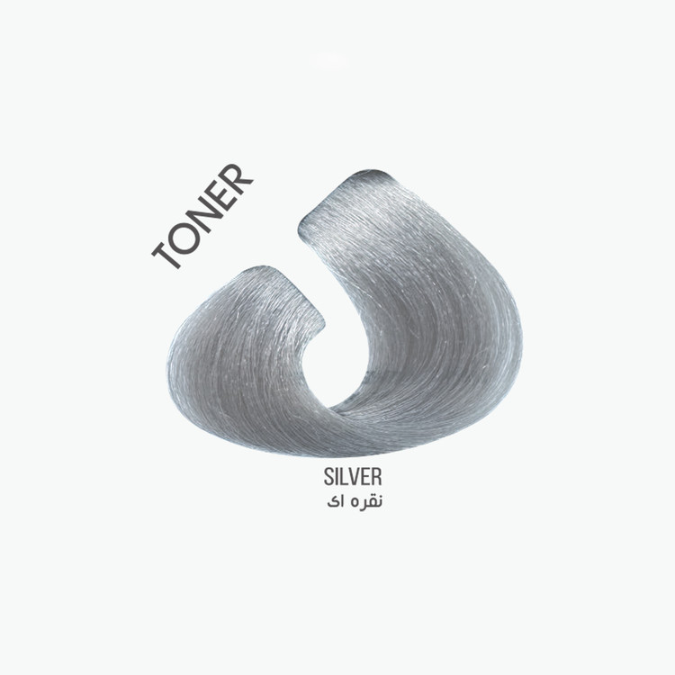 رنگ مو 100 میل میس بلیچ سری خاص Toner نقره ای