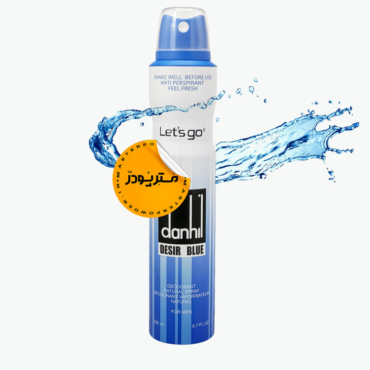 اسپری دئودورانت آقایان لتس گو مدل Dunhill حجم 200 میلی لیتر